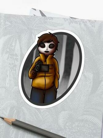 Masky Background Sticker By Vanum Chan