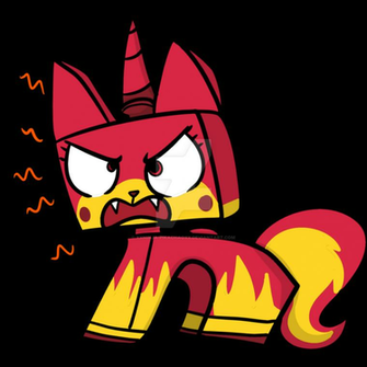 Unikitty Rage By Xxninja Pikachaoxx