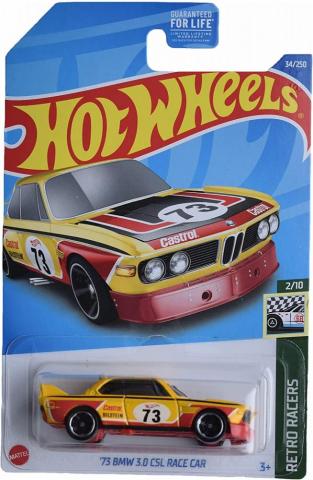 Amazon Hot Wheels Bmw Csl Race Car Retro Racers