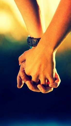 Couple Holding Hands iPhone Wallpaper