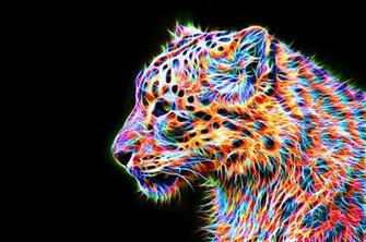 Colorful Leopard Viii By Megaossa