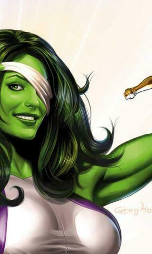 She Hulk Marvel Comics HD Wallpaper Cartoon Animation
