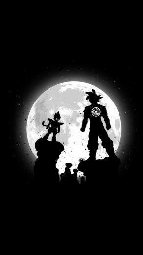 Goku Black And White Wallpaper Top