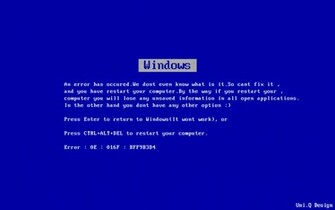 Blue Screen Of Death Wallpaper By Lucifer666mantus