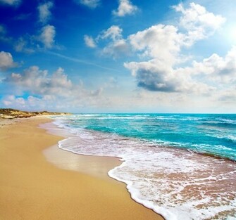 Wallpaper Tropical Paradise Beach Coast Sea Blue Emerald Ocean