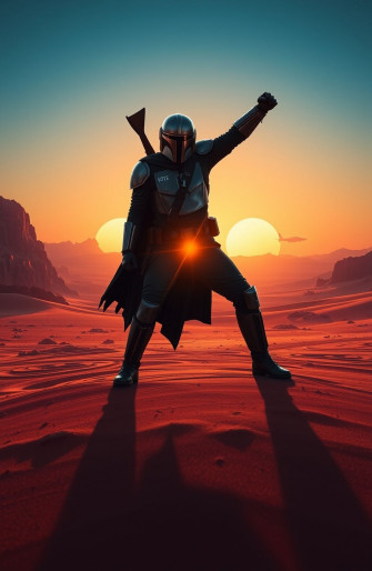 The Mandalorian Art Wallpaper