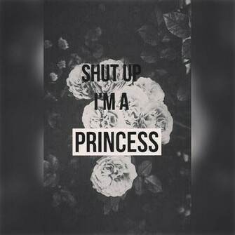Cute Flower Princess Shut Up Wallpaper Image By