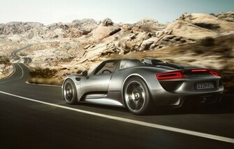 Porsche Spyder Desktop Wallpaper HD