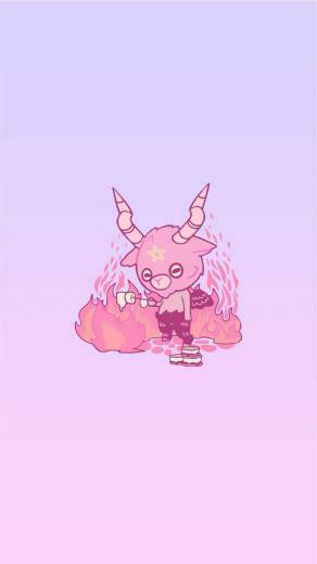 Pastel Goth Wallpaper In