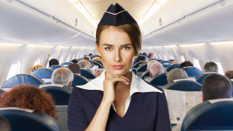 Flight Attendant X Background Wallpaper
