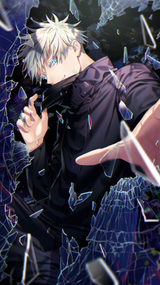 Satoru Gojo Suit Jujutsu Kaisen Live Wallpaper Wallpaperwaifu