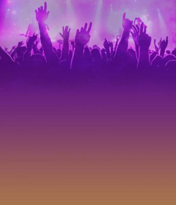 Background Concert Goers Church Poster Design