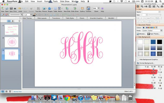 Printable Monogram Initials