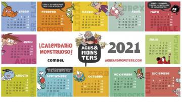 Monstrous Calendar Wallpaper Agus And Monsters
