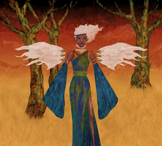 African Angel By Fhalei