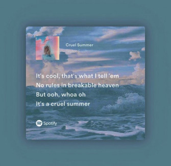 Everyday I Wake Up And Mourn Over Cruel Summer Mv In Taylor