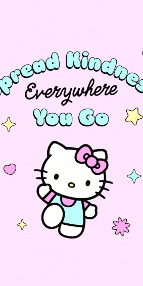 Spread Kindness Hello Kitty 4k Wallpaper