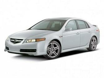 Acura Tl White Side Style Auto Stock Photos