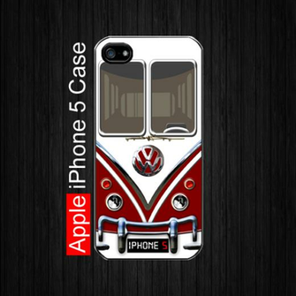 Maroon Camper Van iPhone Or 5s Case Cases Covers