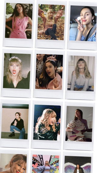 Taylor Swift X Olivia Rodrigo Wallpaper
