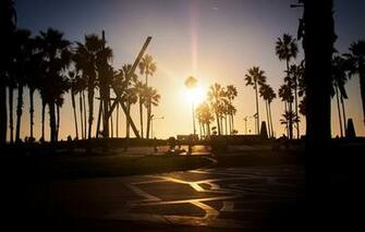 Wallpaper Los Angeles California Sunset Summer Venice