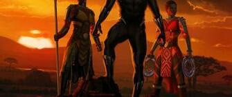 Black Panther Movie Artwork Full HD Wallpaper
