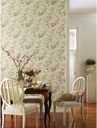 Waverly Cottage Wallpaper Traditional Boston By