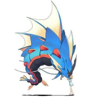 Chibi Mega Gyarados Pokemon Fan Art