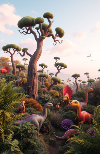 Aesthetic Dinosaurs Wallpaper