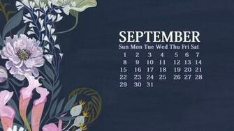 September Calendar Desktop Wallpaper