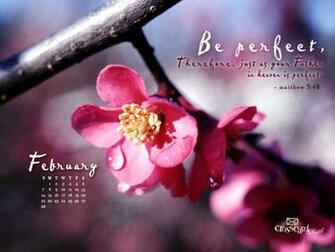 February Be Perfect Wallpaper Christian