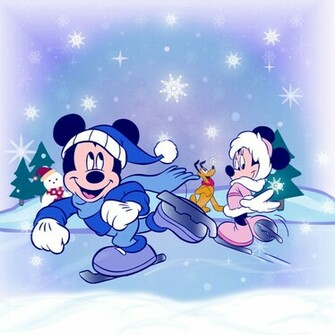 Frank Avelar Winter Wallpaper Created For Disney Mobile