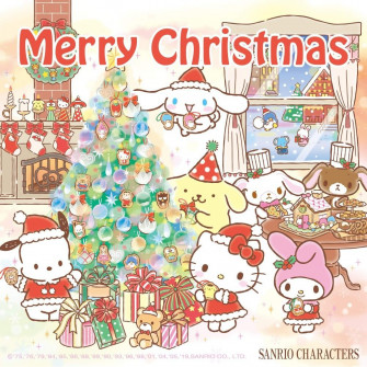 Merry Christmas Hello Kitty Art