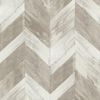 Sample White Chevon Light Gray Wallpaper