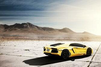 Yellow Lamborghini Aventador UHD 4k Wallpaper