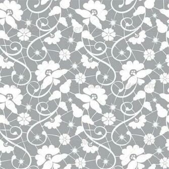 Seamless Lace Pattern On Grey Background Background Decorative