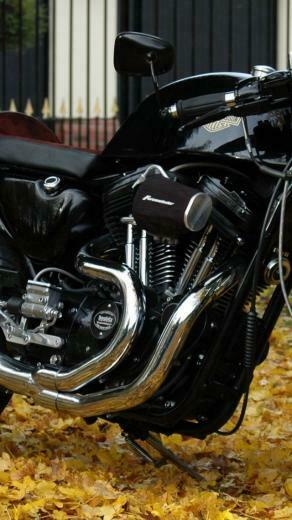 Harley Davidson Thunderstorm iPhone Wallpaper