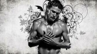 Charlie Hunnam Wallpaper Bw By Aranel80