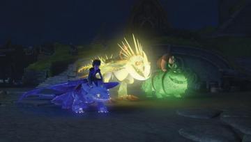 Glowing Nadder School Of Dragons Train Your Dragon Games
