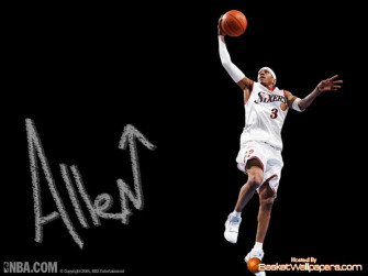 Allen Iverson Layup Wallpaper Basketball