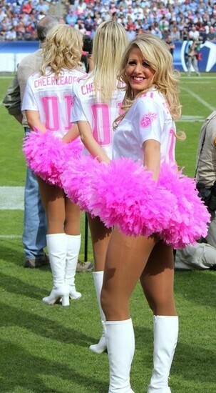 Tennessee Titans Cheerleaders Dressed In Halloween Costumes Photo
