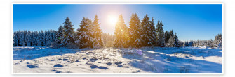 Winter Landscape Panorama Print By Rclassen Posterlounge