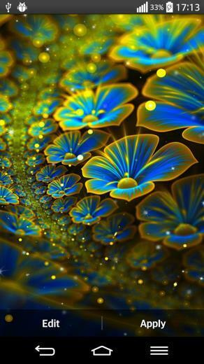 Glowing Flowers Live Wallpaper Android Apps On Google Play
