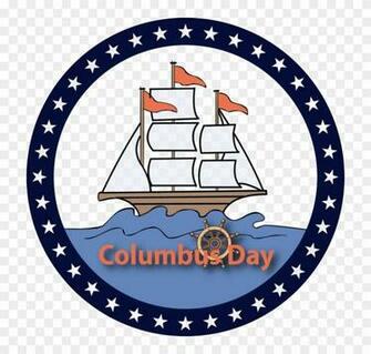 Happy Columbus Day Wallpaper Stickers Clipart Png Image