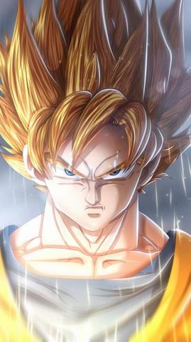 Dragon Ball Goku Blonde Art Wallpaper