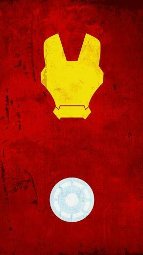 Minimalist Super Hero Villain Smartphone Wallpaper