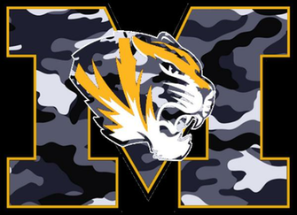 Mizzou Logo Black And White Missouri Tigers