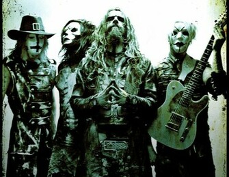 Metal Heavy White Zombie Rob Wallpaper Background