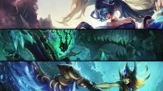 Split League Of Legends Champions Wallpaper By Nibblesmekibbles On