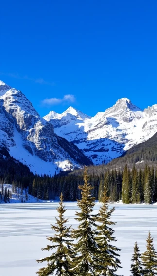 Winter Mountain Wallpaper